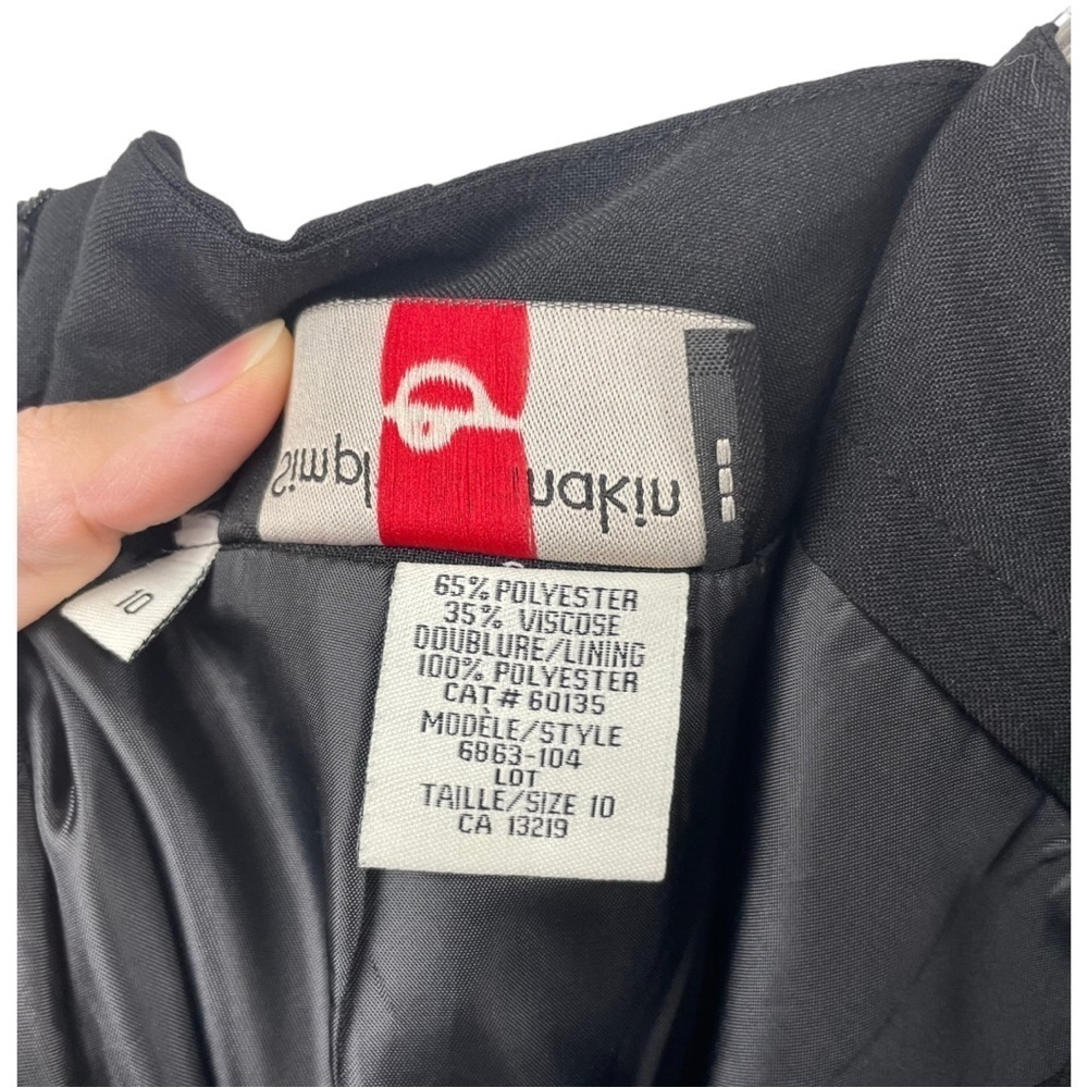 Vintage Simply Manakin Black Box Pleat Academia Skirt Size 10 - Picture 5 of 5